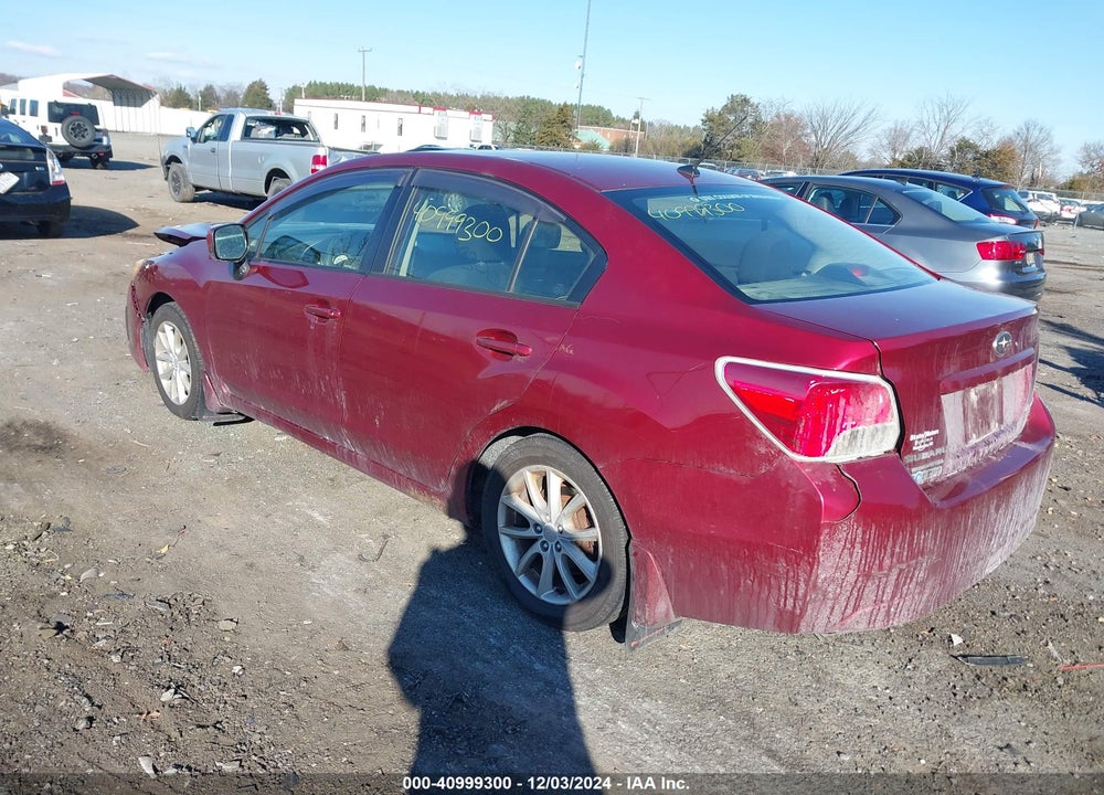 2013 SUBARU IMPREZA 2.0I PREMIUM VIN: JF1GJAB63DH005418