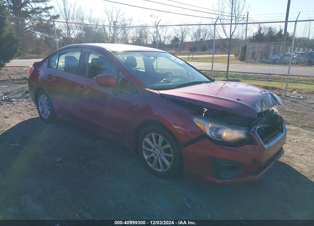 2013 SUBARU IMPREZA 2.0I PREMIUM VIN: JF1GJAB63DH005418