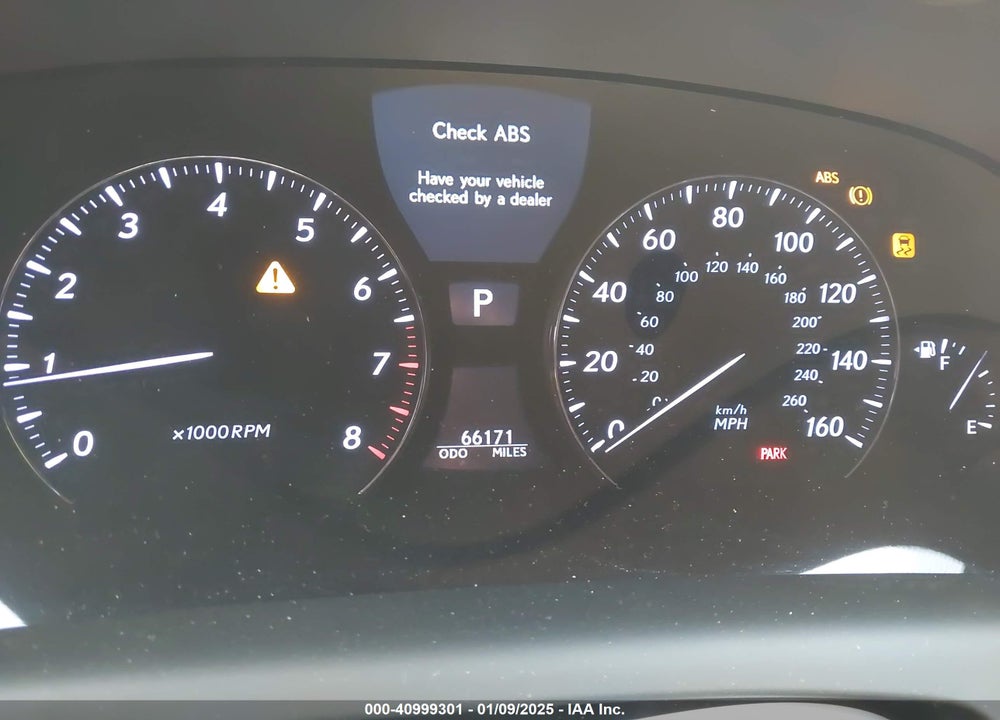 2012 LEXUS LS 460 VIN: JTHBL5EF0C5109820