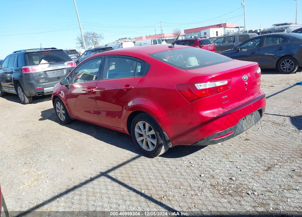 2013 KIA RIO EX VIN: KNADN4A3XD6144920