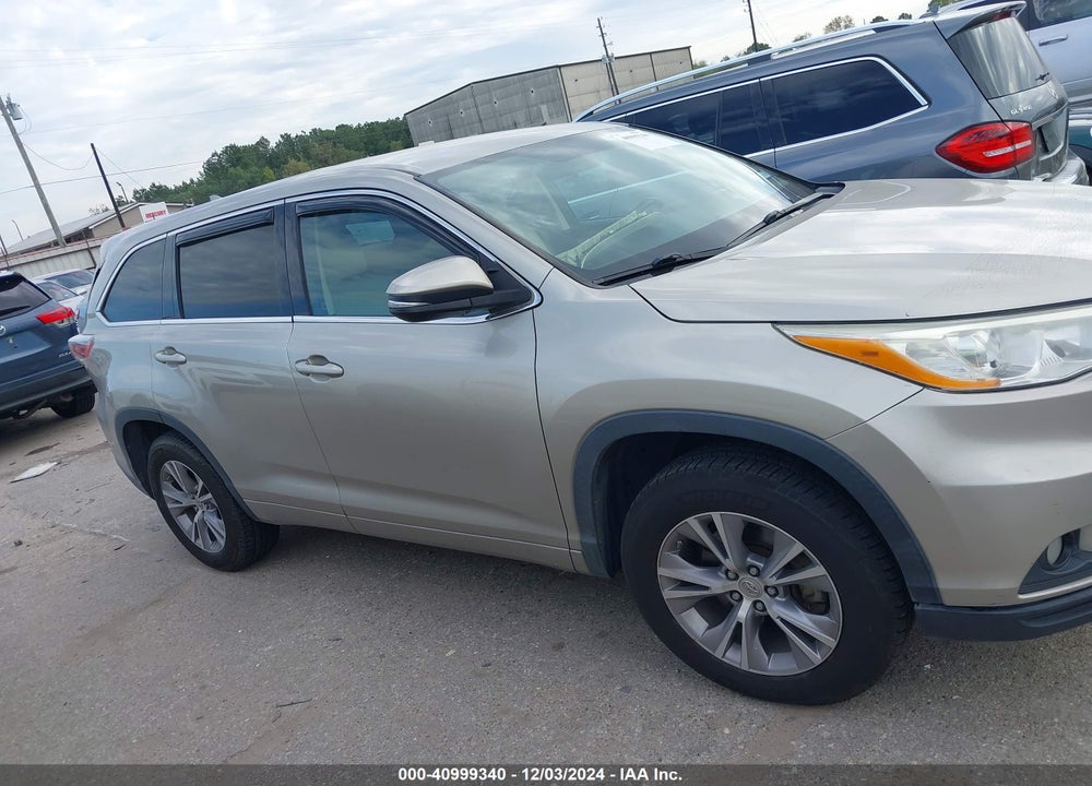 2014 TOYOTA HIGHLANDER LE PLUS V6 VIN: 5TDZKRFH4ES021344