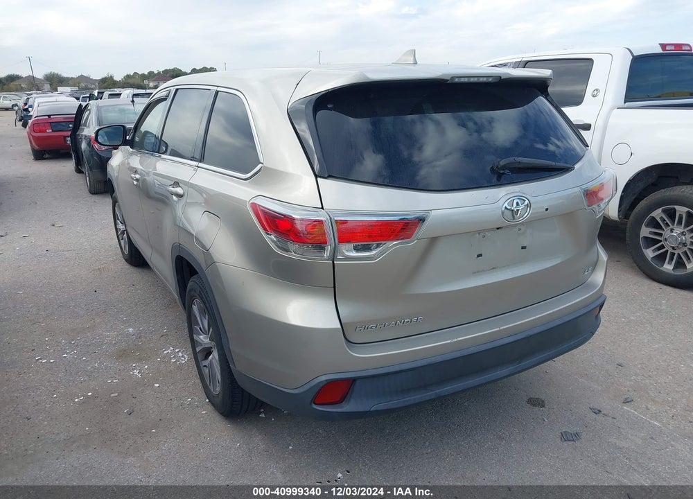 2014 TOYOTA HIGHLANDER LE PLUS V6 VIN: 5TDZKRFH4ES021344