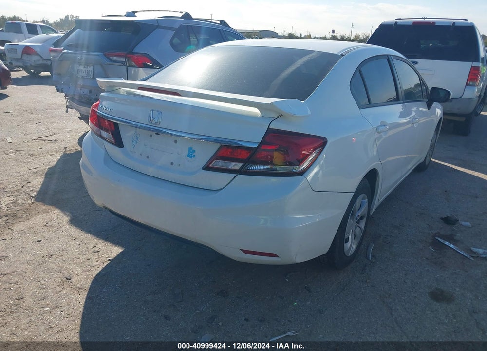 2014 HONDA CIVIC LX VIN: 19XFB2F53EE204101