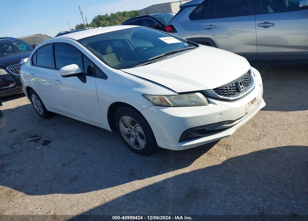 2014 HONDA CIVIC LX VIN: 19XFB2F53EE204101