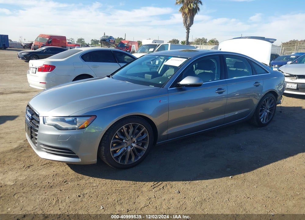 2012 AUDI A6 3.0 PREMIUM VIN: WAUGGAFC6CN168795