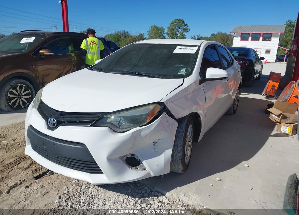 2014 TOYOTA COROLLA LE VIN: 5YFBURHE1EP146857