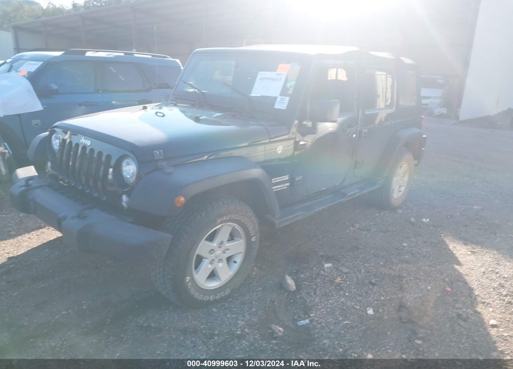 2017 JEEP WRANGLER UNLIMITED SPORT 4X4 VIN: 1C4BJWDG9HL554745
