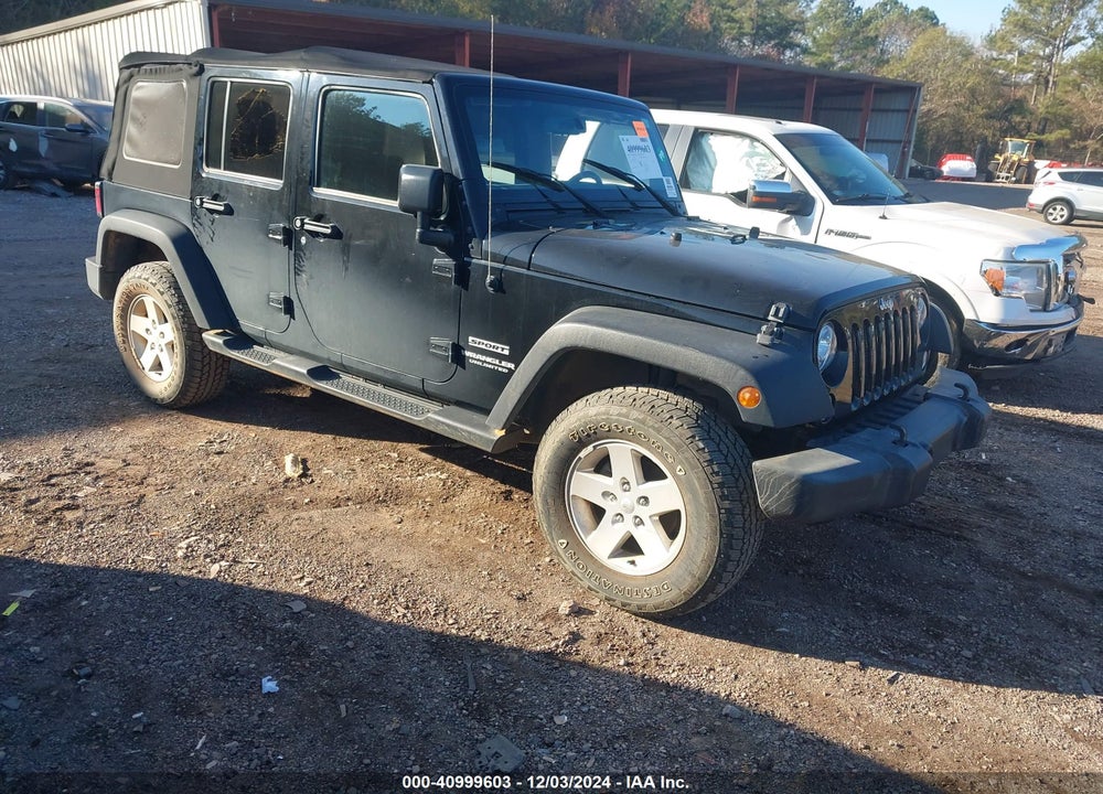 2017 JEEP WRANGLER UNLIMITED SPORT 4X4 VIN: 1C4BJWDG9HL554745