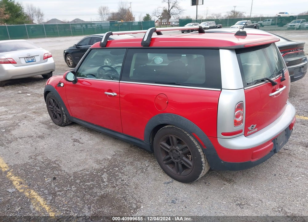 2011 MINI COOPER CLUBMAN VIN: WMWZF3C50BTX82443