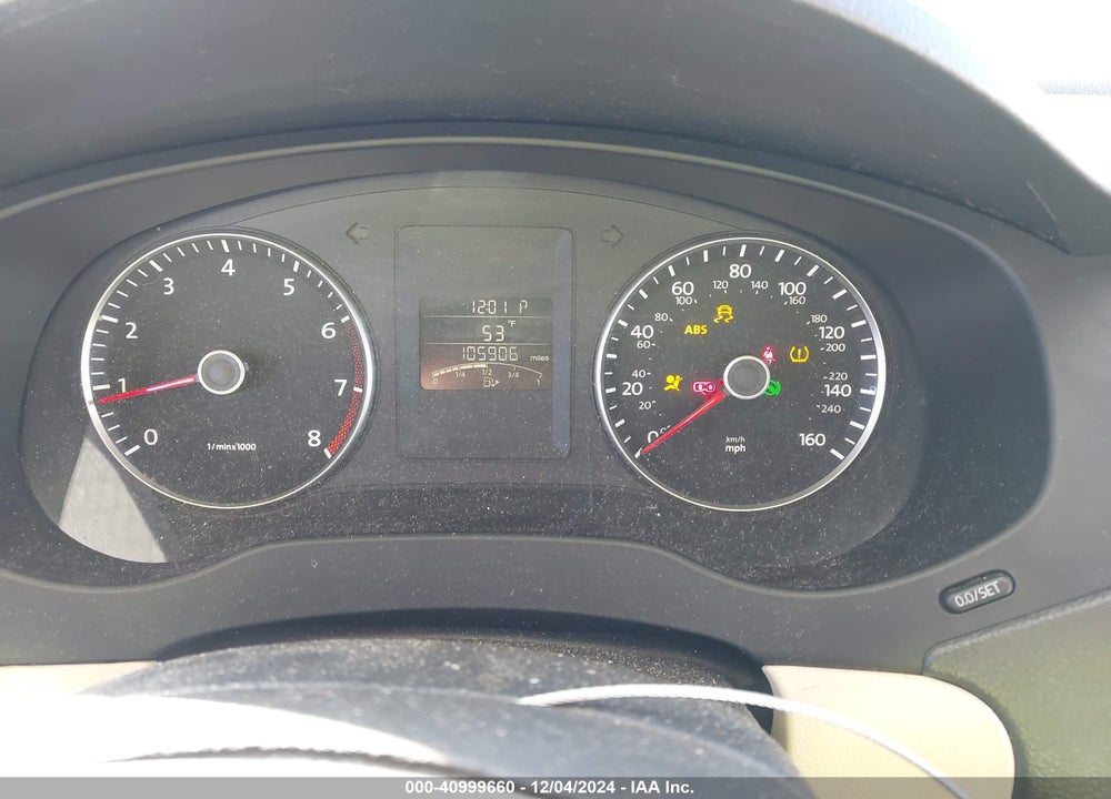 2012 VOLKSWAGEN JETTA 2.5L SE VIN: 3VWDX7AJ1CM061904