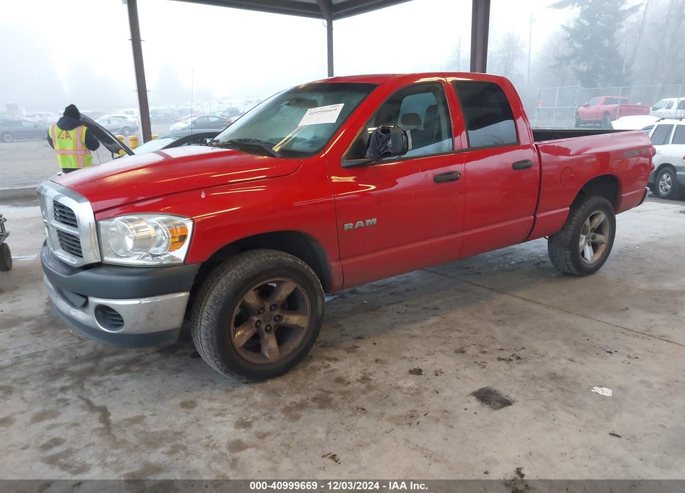 2008 DODGE RAM 1500 ST/SXT VIN: 1D7HU18N08S597637