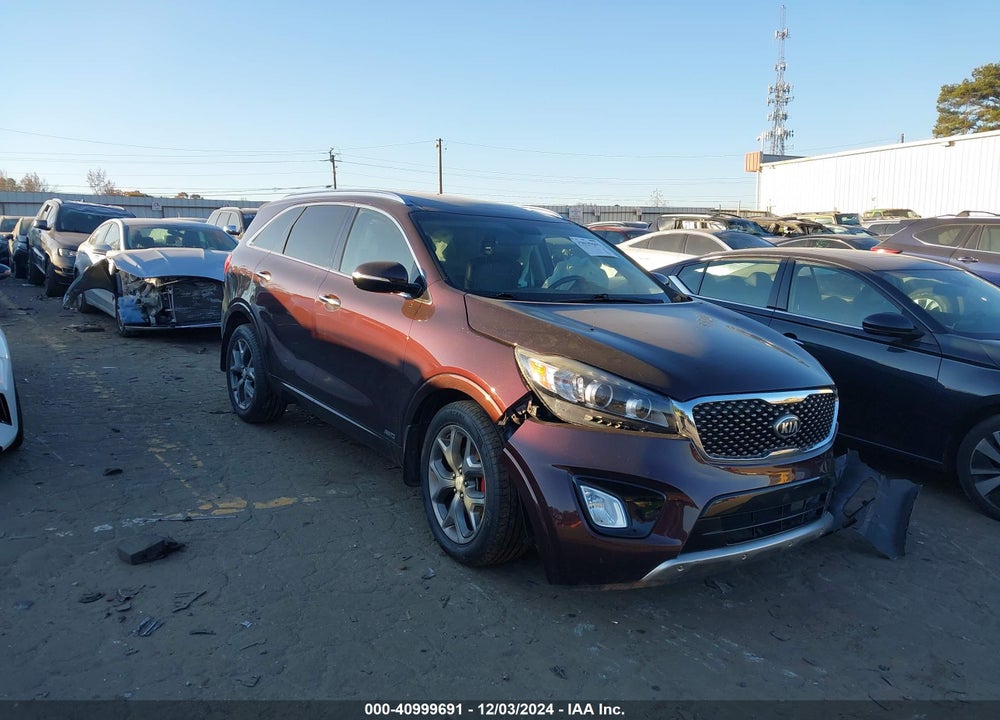 2016 KIA SORENTO 3.3L SX VIN: 5XYPKDA59GG008113