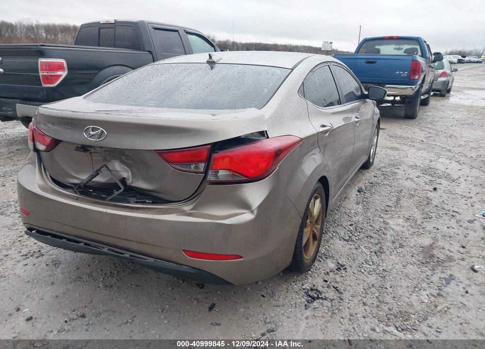 2016 HYUNDAI ELANTRA VALUE EDITION VIN: 5NPDH4AE3GH675253