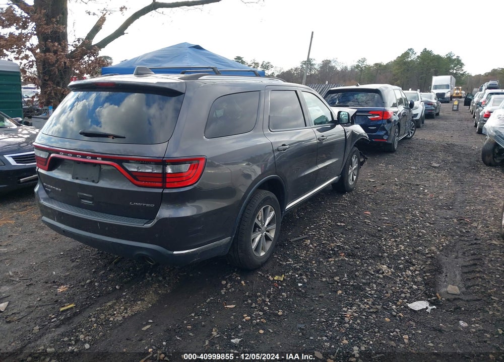 2015 DODGE DURANGO LIMITED VIN: 1C4RDJDG1FC746201