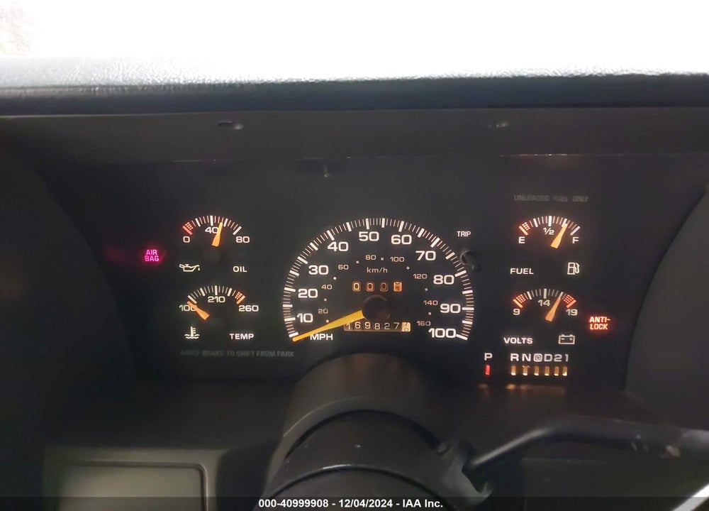 1995 CHEVROLET ASTRO VIN: 1GNEL19WXSB210209