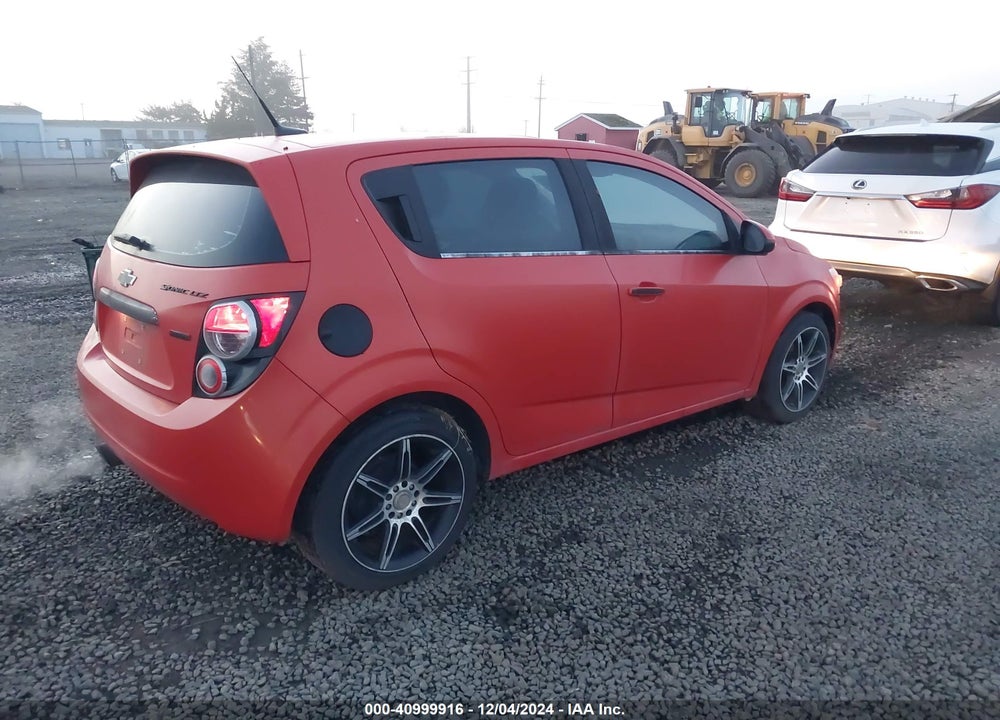 2012 CHEVROLET SONIC 1LZ VIN: 1G1JF6SBXC4133049