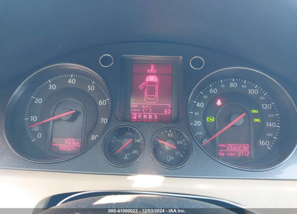 2007 VOLKSWAGEN PASSAT 3.6 VIN: WVWMU73C27E200993