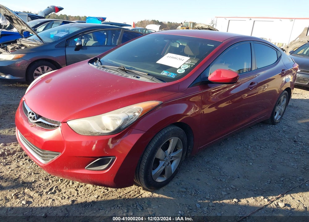 2011 HYUNDAI ELANTRA VIN: KMHDH4AE3BU107871