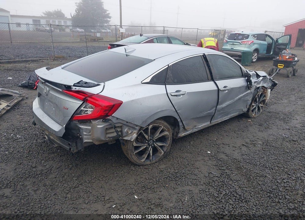 2019 HONDA CIVIC SI VIN: 2HGFC1E58KH701445