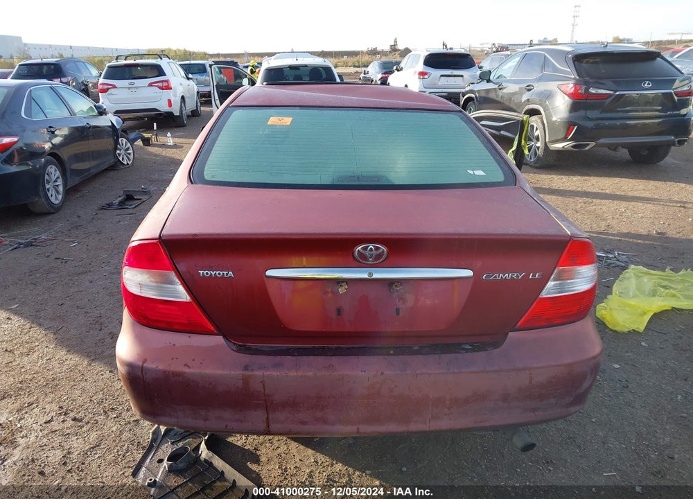 2004 TOYOTA CAMRY LE VIN: 4T1BE32K54U292877