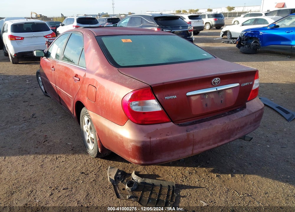 2004 TOYOTA CAMRY LE VIN: 4T1BE32K54U292877