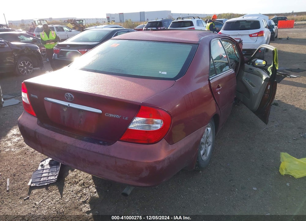 2004 TOYOTA CAMRY LE VIN: 4T1BE32K54U292877