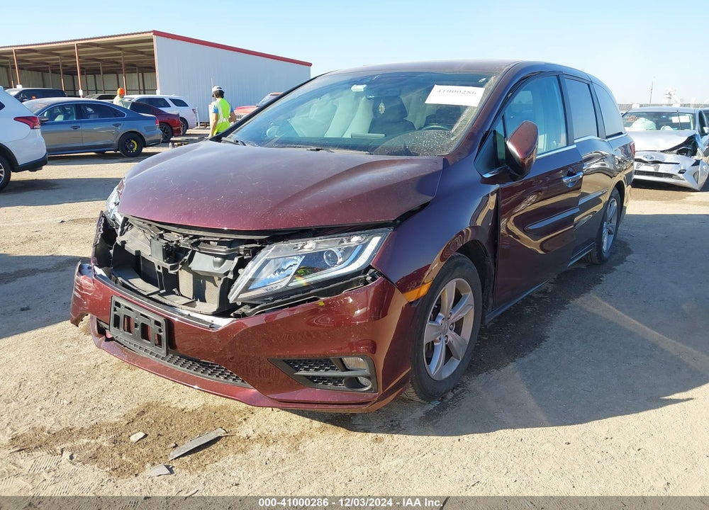 2020 HONDA ODYSSEY EX-L/EX-L W/NAVI RES VIN: 5FNRL6H77LB071124