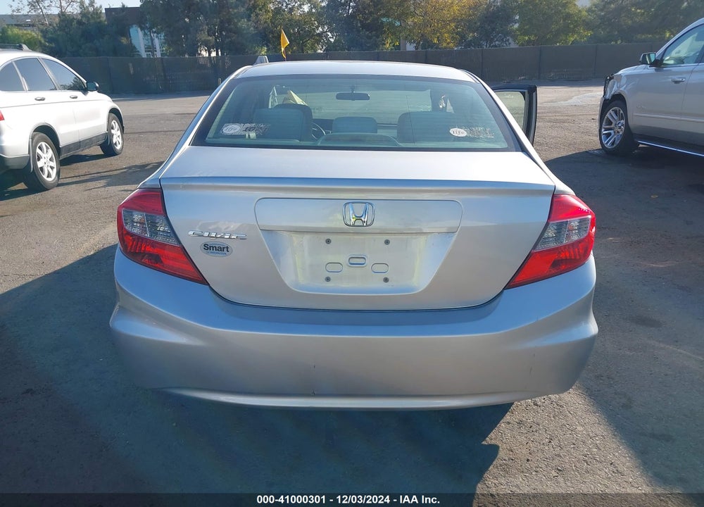 2012 HONDA CIVIC LX VIN: 19XFB2F59CE085077
