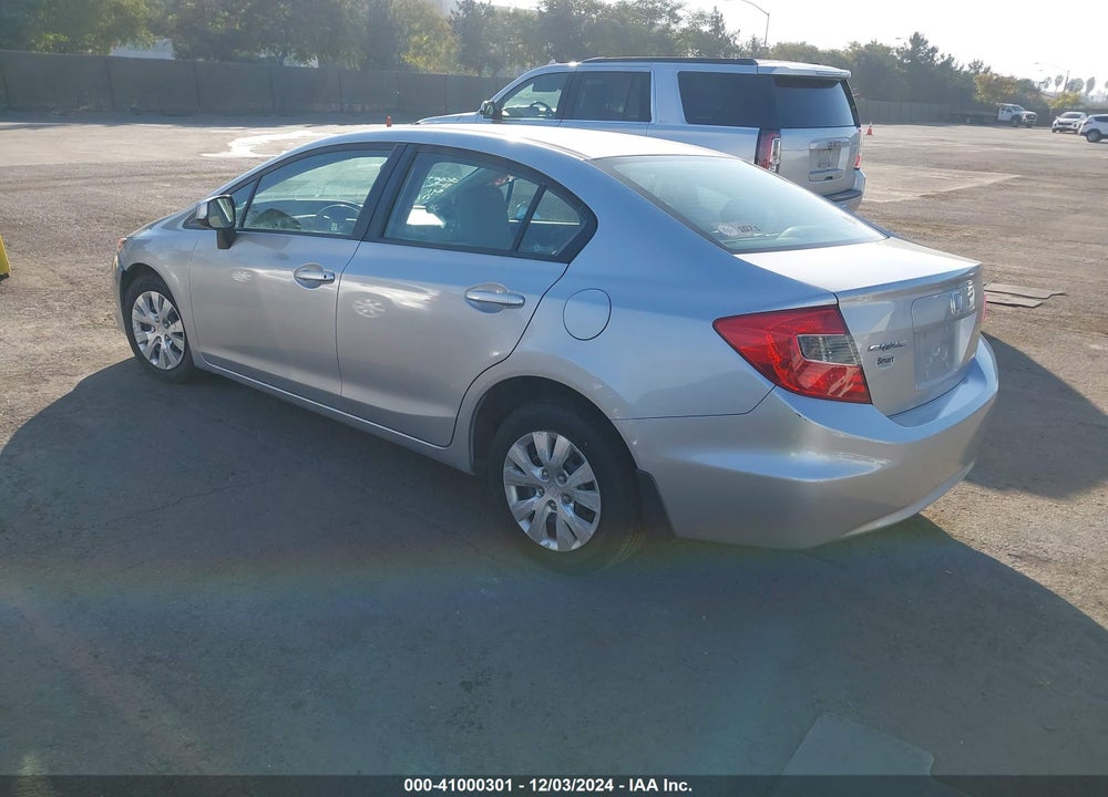2012 HONDA CIVIC LX VIN: 19XFB2F59CE085077