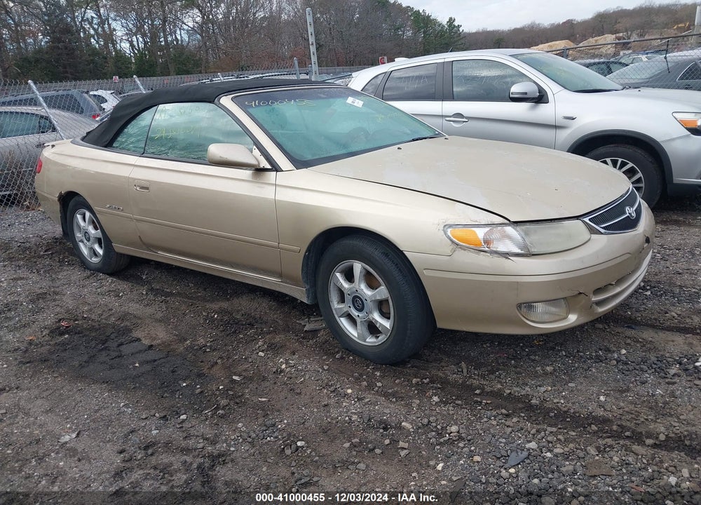 2000 TOYOTA CAMRY SOLARA SLE V6 VIN: 2T1FF22P2YC386436
