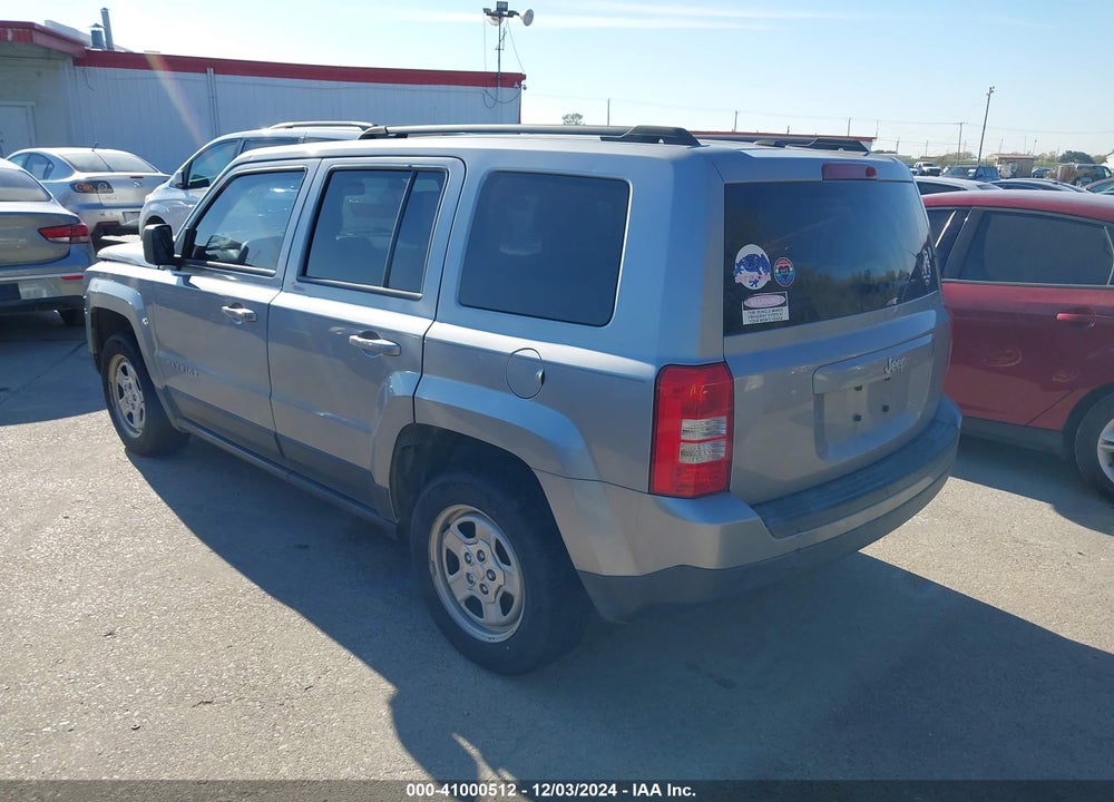 2017 JEEP PATRIOT SPORT FWD VIN: 1C4NJPBB9HD120975
