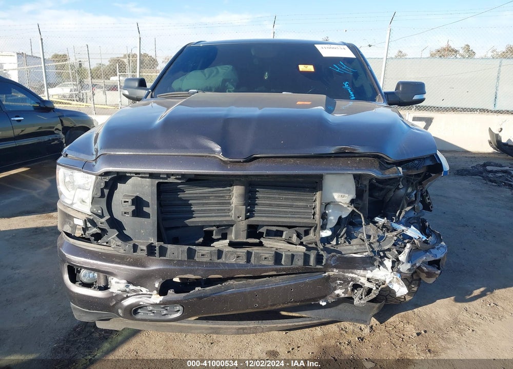 2020 RAM 1500 BIG HORN 4X2 5'7 BOX VIN: 1C6RREFG8LN124174