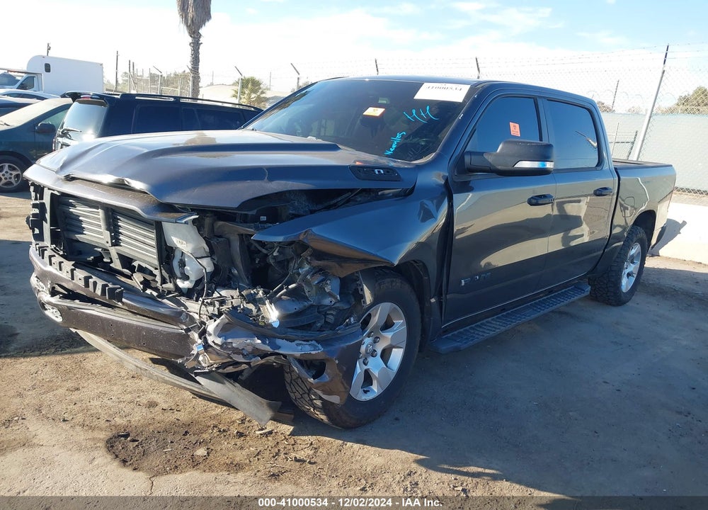 2020 RAM 1500 BIG HORN 4X2 5'7 BOX VIN: 1C6RREFG8LN124174