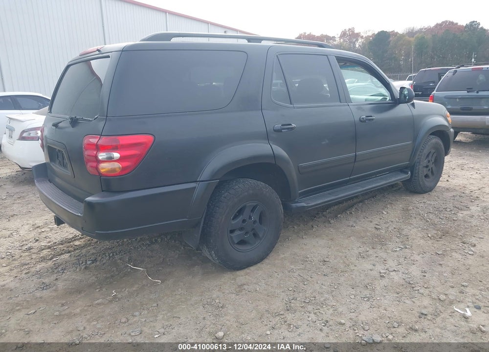 2004 TOYOTA SEQUOIA SR5 V8 VIN: 5TDZT34A94S208528