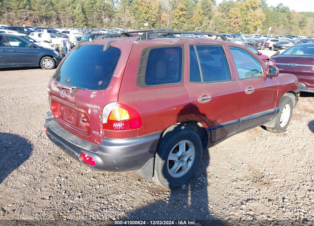 2001 HYUNDAI SANTA FE 2.7L V6 GLS/2.7L V6 LX VIN: KM8SC83D51U115387
