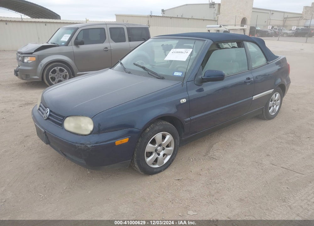 2001 VOLKSWAGEN CABRIO GLX VIN: 3VWDC21VX1M805417