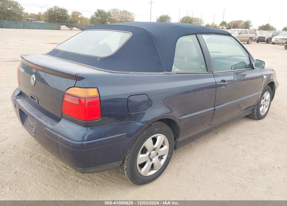 2001 VOLKSWAGEN CABRIO GLX VIN: 3VWDC21VX1M805417