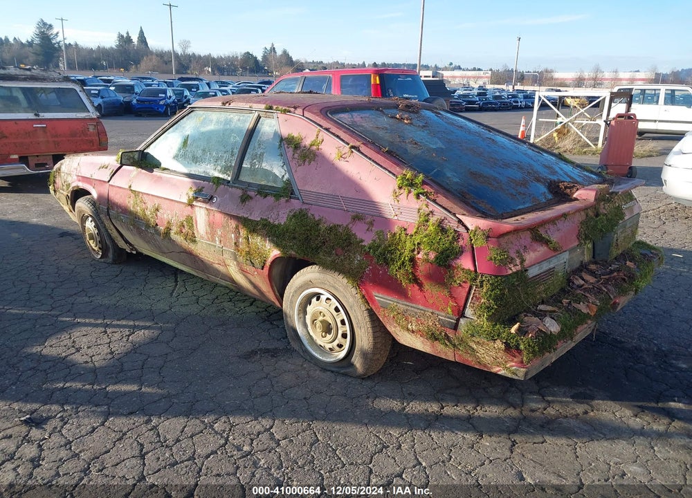 1987 DODGE OMNI CHARGER VIN: 1B3BZ44C4HD527233