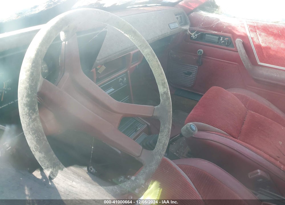 1987 DODGE OMNI CHARGER VIN: 1B3BZ44C4HD527233