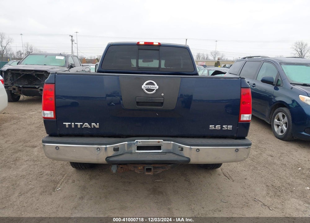 2008 NISSAN TITAN XE VIN: 1N6AA06A38N352356