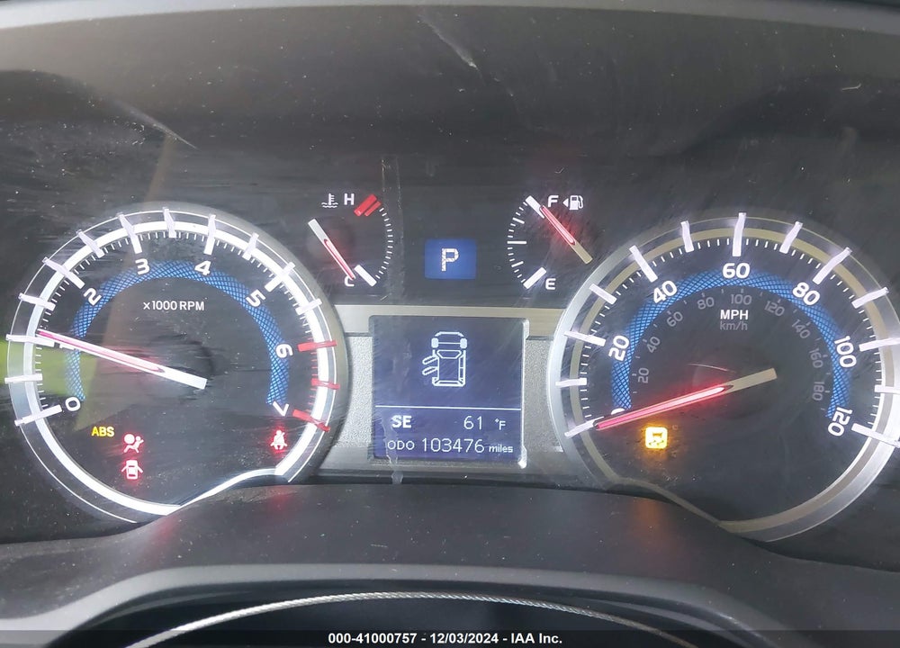 2019 TOYOTA 4RUNNER SR5 VIN: JTEBU5JR9K5631144