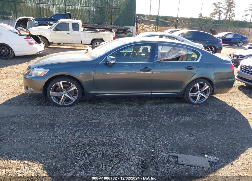 2008 LEXUS GS 350 VIN: JTHCE96S180016536