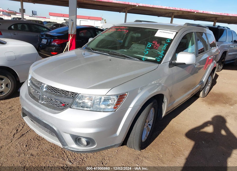 2013 DODGE JOURNEY SXT VIN: 3C4PDCBG2DT619724
