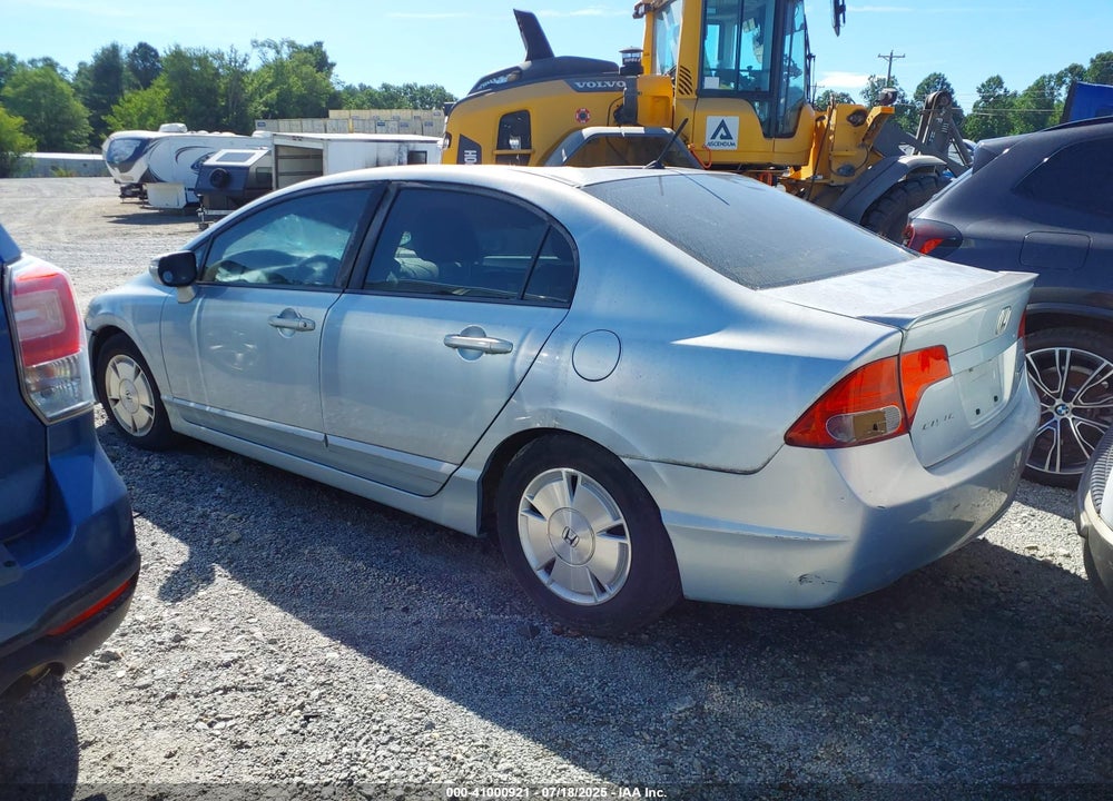 2007 HONDA CIVIC HYBRID VIN: JHMFA36287S012959