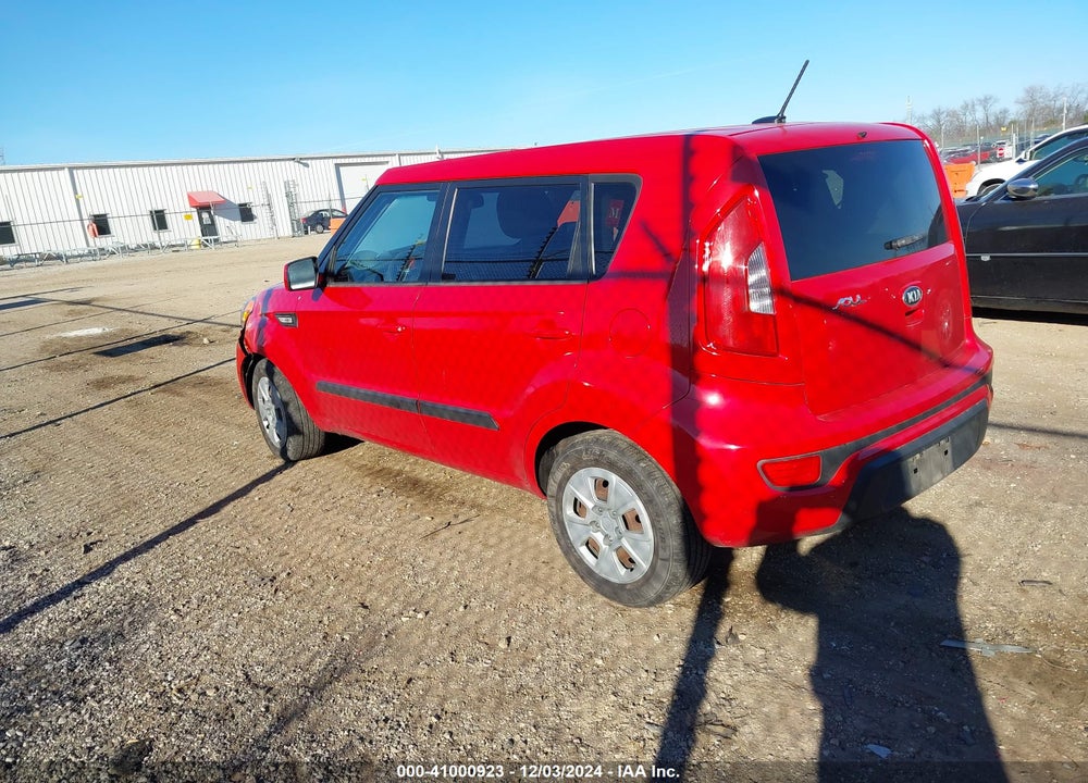 2013 KIA SOUL VIN: KNDJT2A59D7512032