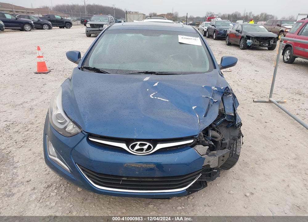 2015 HYUNDAI ELANTRA SE VIN: KMHDH4AE8FU392315