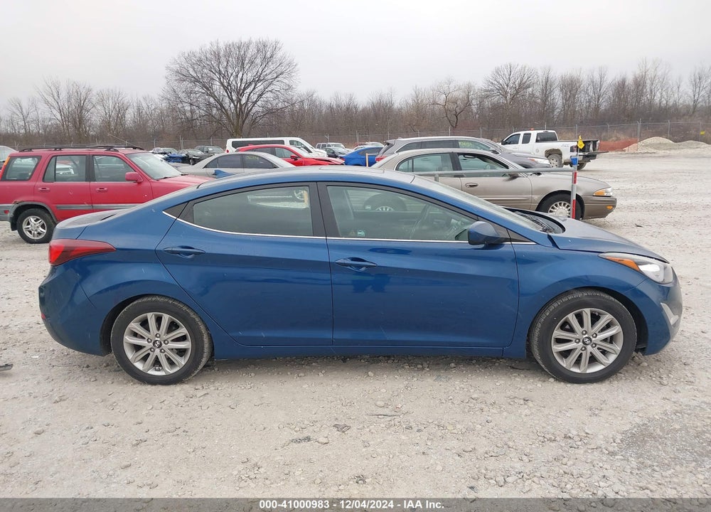 2015 HYUNDAI ELANTRA SE VIN: KMHDH4AE8FU392315
