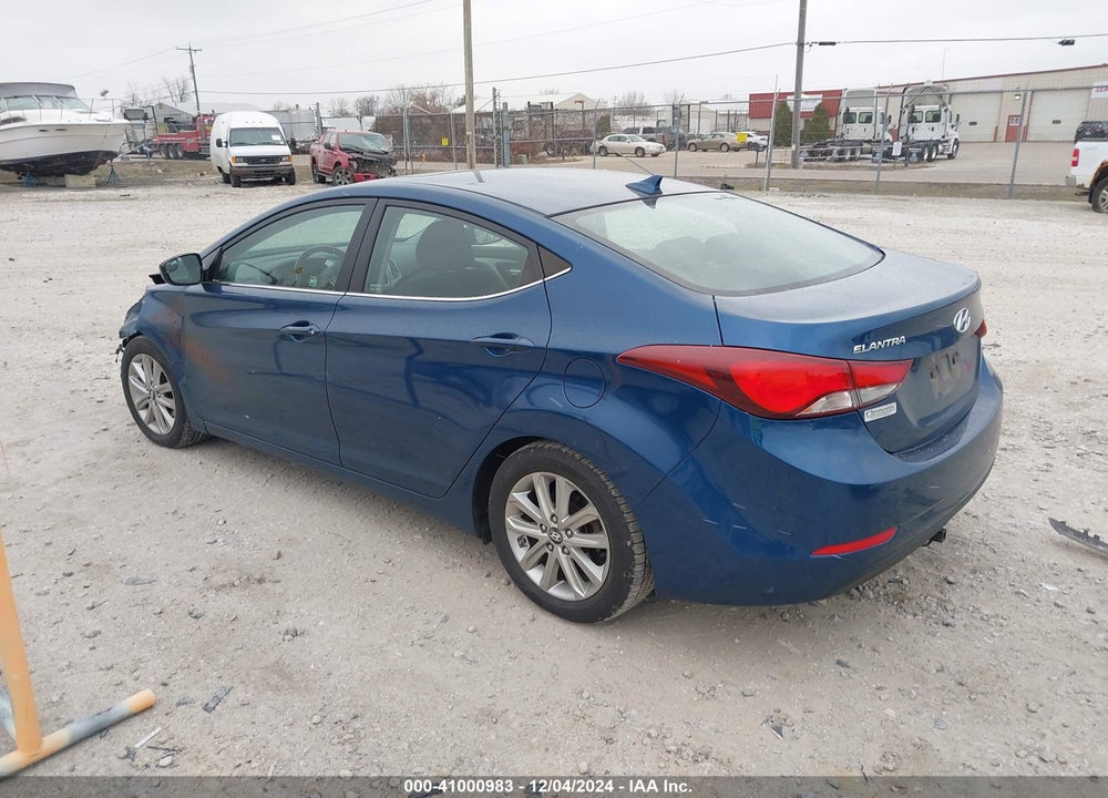 2015 HYUNDAI ELANTRA SE VIN: KMHDH4AE8FU392315
