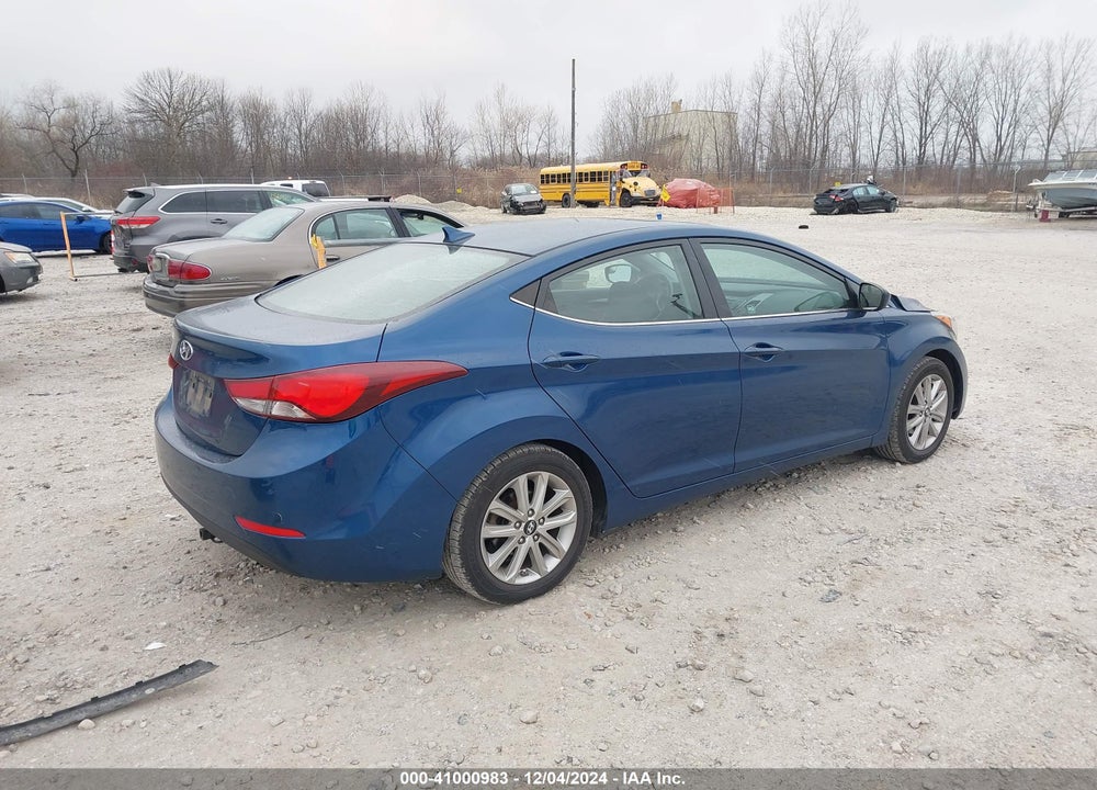 2015 HYUNDAI ELANTRA SE VIN: KMHDH4AE8FU392315