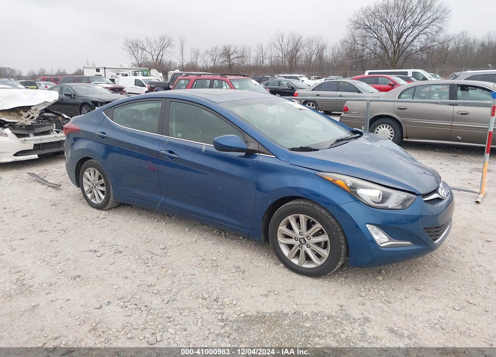 2015 HYUNDAI ELANTRA SE VIN: KMHDH4AE8FU392315